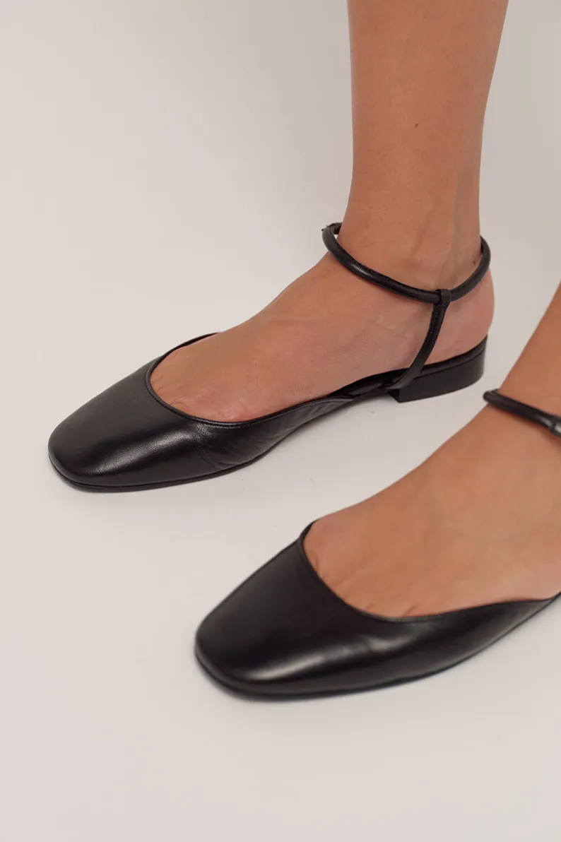 Musier Paris ballerines ouvertes agnes