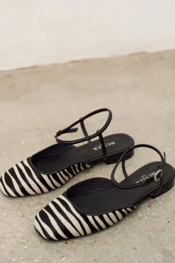 Musier Paris ballerines ouvertes amelia