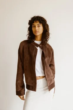 Musier Paris blouson en velours skyros