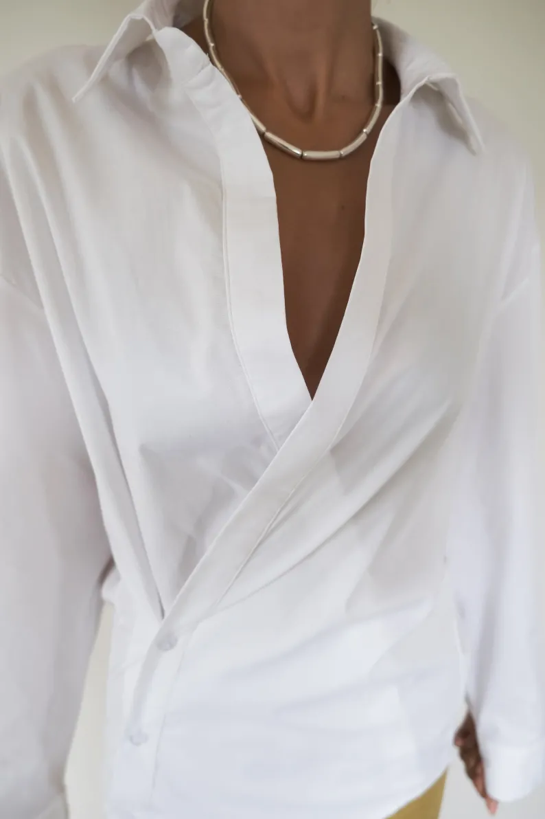 Musier Paris chemise asymétrique keren