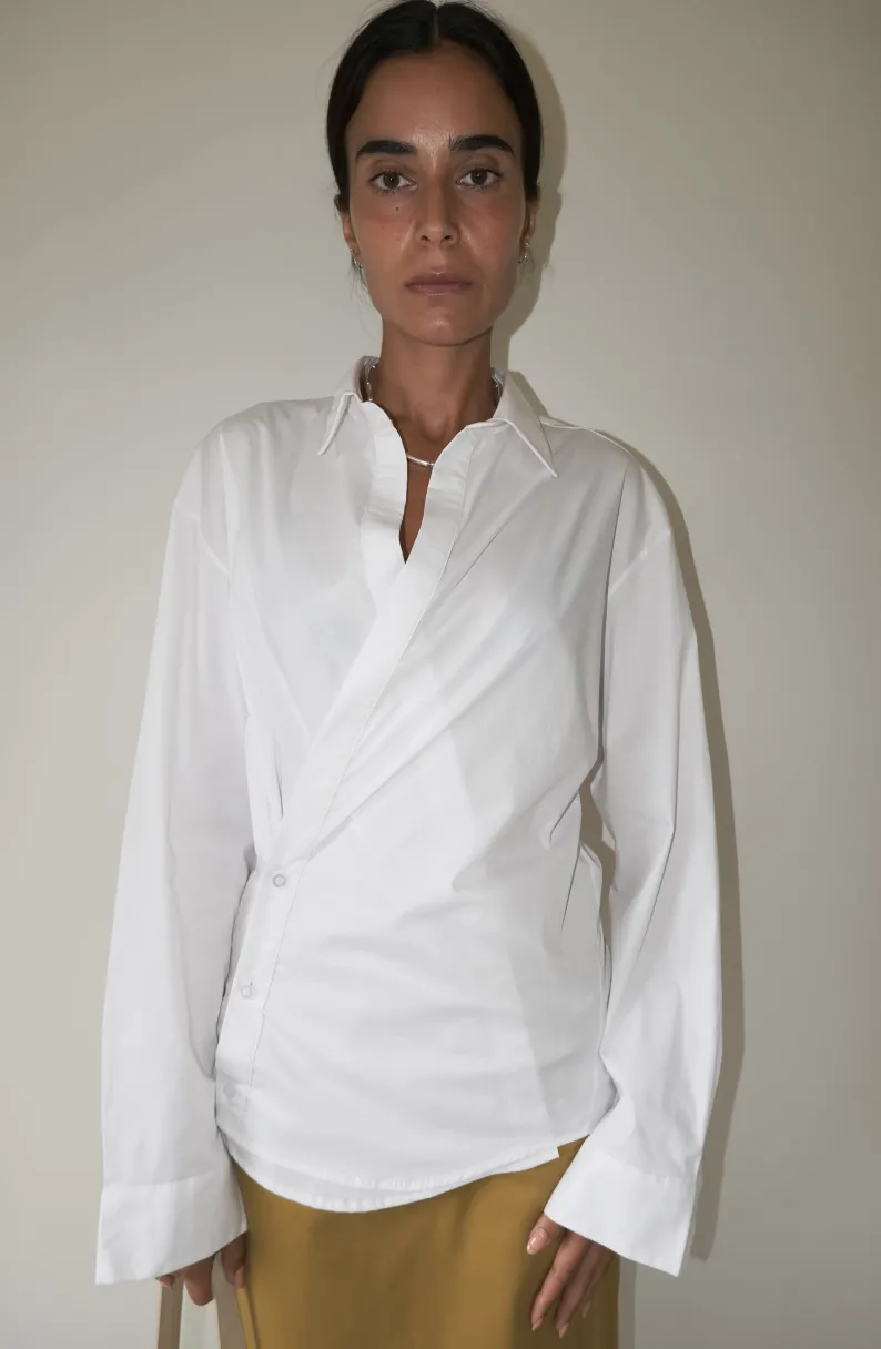 Musier Paris chemise asymétrique keren