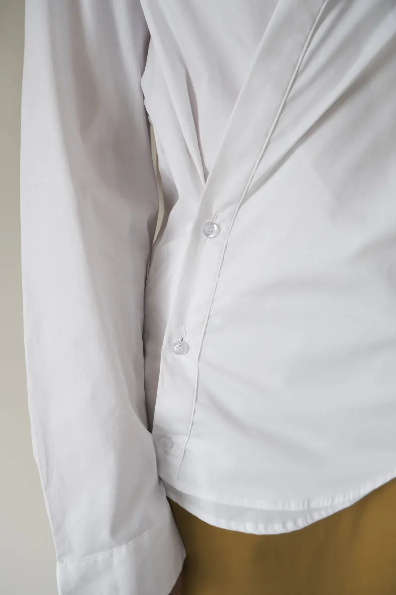 Musier Paris chemise asymétrique keren