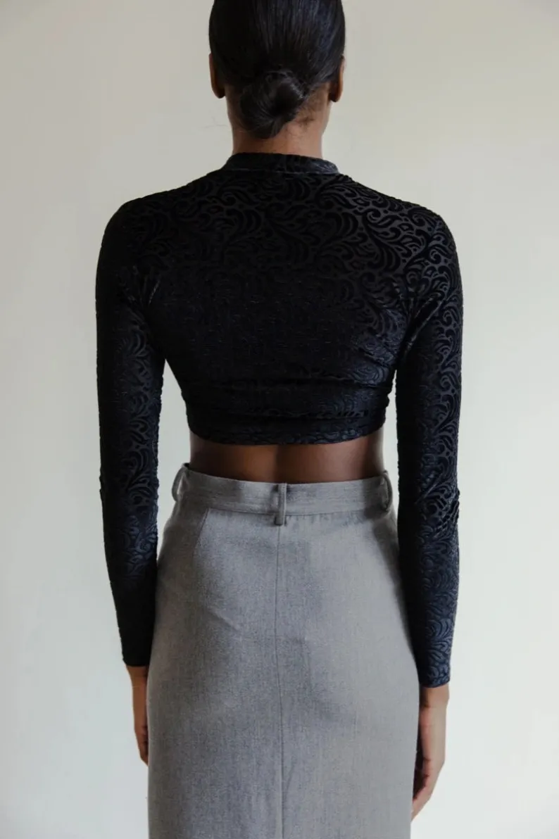 Musier Paris chemise crop patti