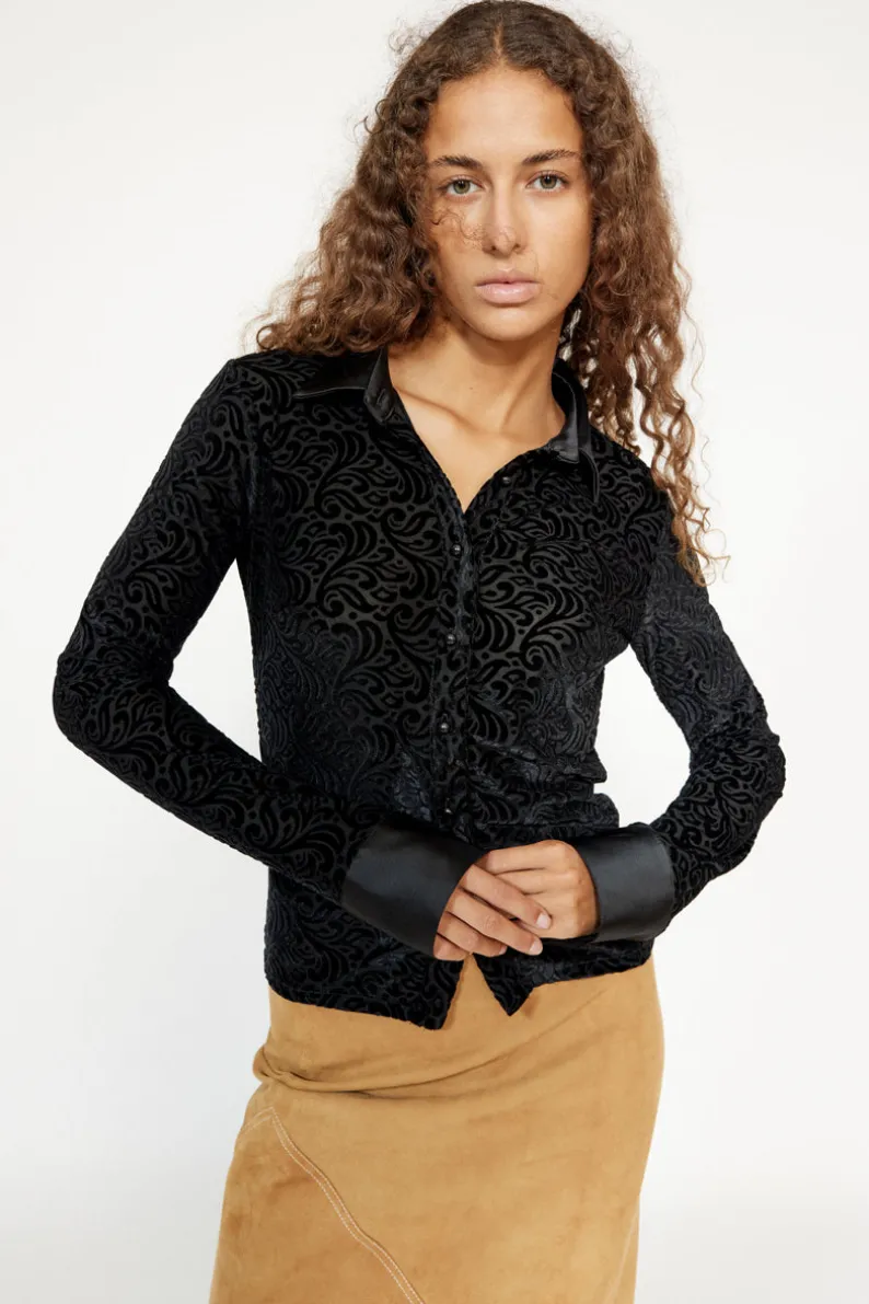 Musier Paris chemise en dévoré parys