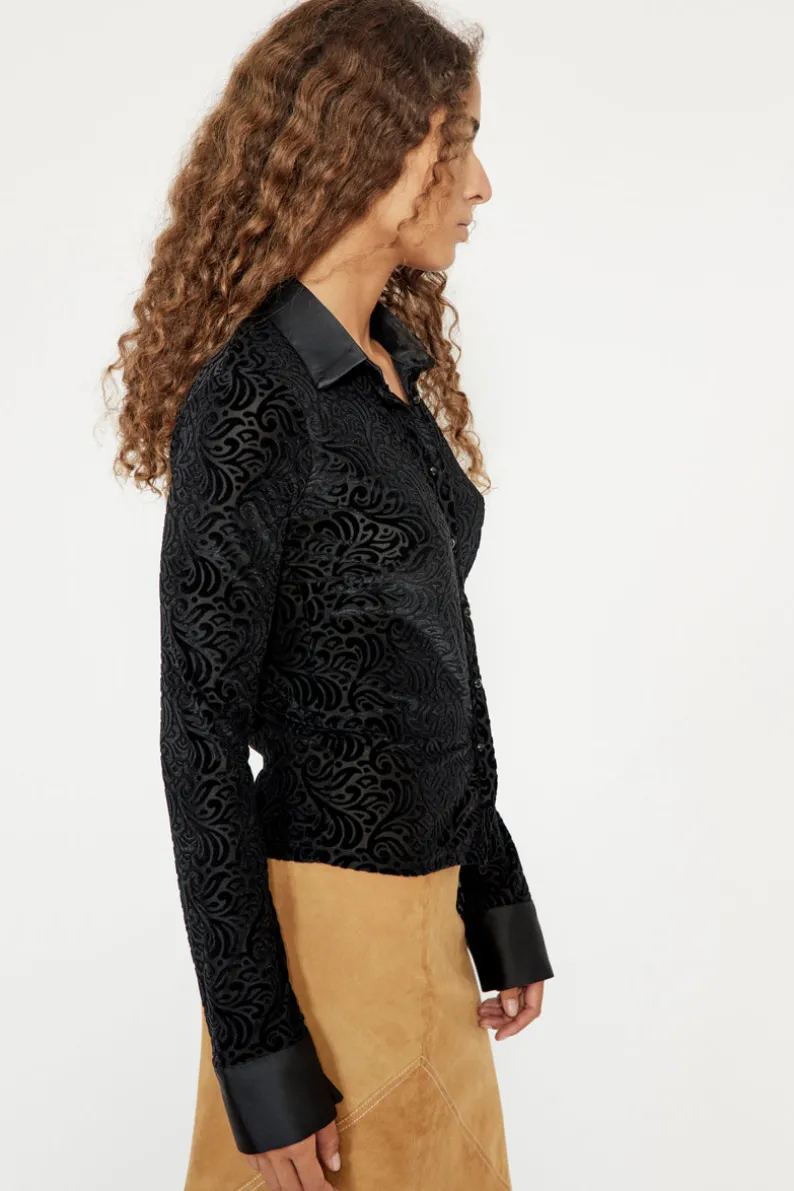 Musier Paris chemise en dévoré parys