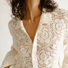 Musier Paris chemise en macramé maraj