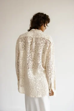 Musier Paris chemise en macramé maraj
