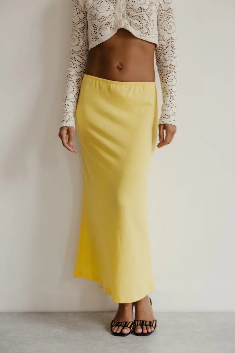 Musier Paris jupe longue en jersey levant