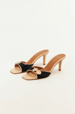 Musier Paris mules en satin canaries