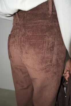 Musier Paris pantalon en velours côtélé cool