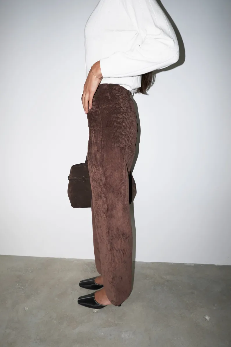 Musier Paris pantalon en velours côtélé cool