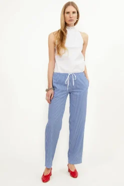 Musier Paris pantalon loose brodé mythical
