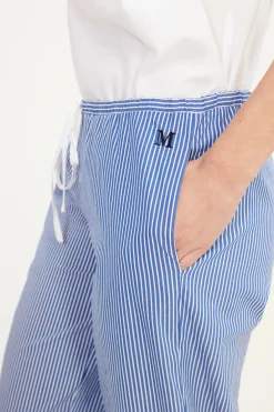 Musier Paris pantalon loose brodé mythical