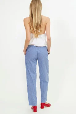 Musier Paris pantalon loose brodé mythical