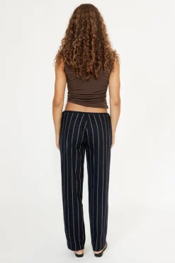 Musier Paris Pantalon rayé mi