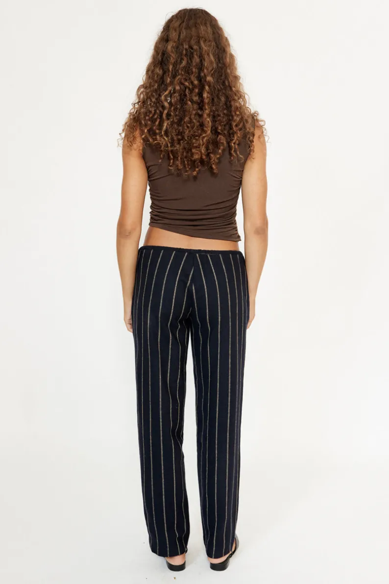 Musier Paris Pantalon rayé mi