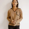Musier Paris pull col polo adriana