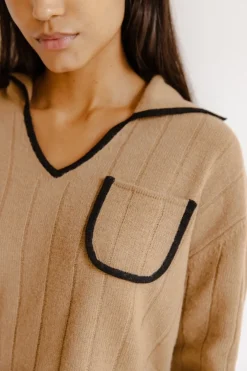 Musier Paris pull col polo adriana