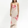 Musier Paris robe longue imprimée avina