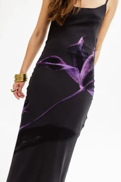 Musier Paris robe longue imprimée rod