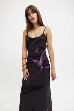Musier Paris robe longue imprimée rod