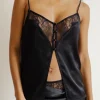 Musier Paris top lingerie en satin capri