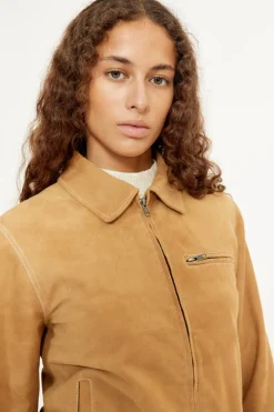 Musier Paris veste en daim bonny