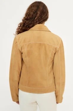 Musier Paris veste en daim bonny