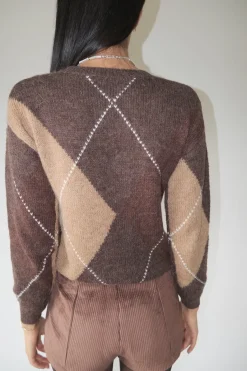 Musier Paris pull losange burli