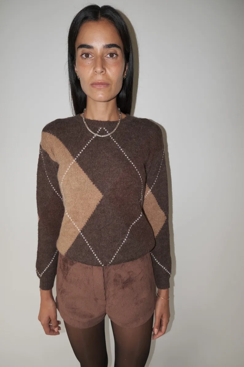 Musier Paris pull losange burli
