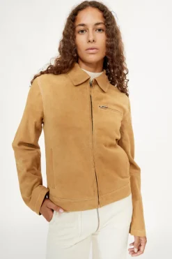 Musier Paris veste en daim bonny